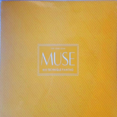 Блок для змішаних технік малювання, А4+/15арк., 240г/м2, MUSE