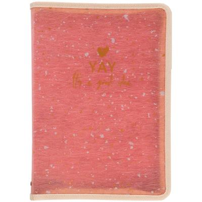 Папка об'ємна на блискавці, А5+, Shade Coral (1/12/144)