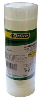 Клейка стрічка, канцелярська, ширина 18мм, довжина 20м, 4-376, 4OFFICE (1/8/480)