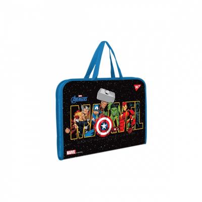Папка-портфель YES FC на блискавці з тканинними ручками "Marvel.Avengers" 491983 (1/12/48)