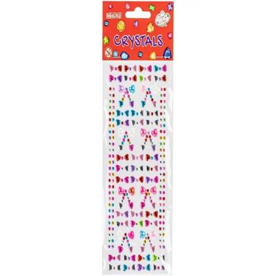 Перлини та стрази самоклеючі, асорті