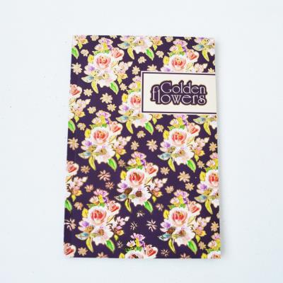 Блокнот TM Profiplan "Golden Flowers" purple, A5, 80 листов