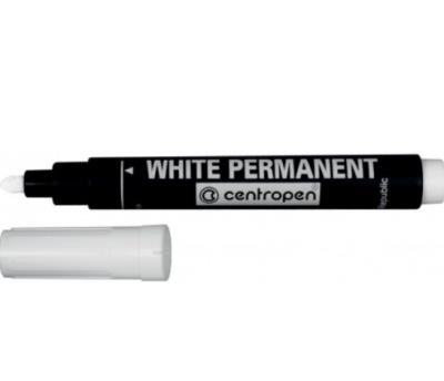 Маркер Permanent White 8586, 2.5 мм білий, 20634 (1/10/200)