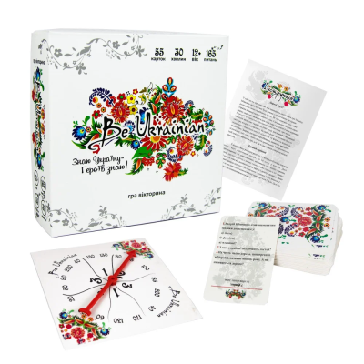 Настільна гра 30815 (укр) "Be Ukrainian", в кор-ці 19,5-19,5-6,5 см 12+