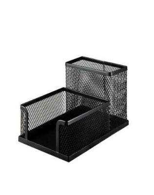 Прибор настольный Buromax 100*150*90 мм, металлический,черный