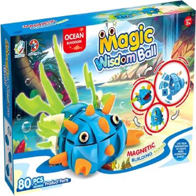 Магнітний конструктор 80 дет