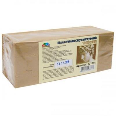 Пластилин Скульптурный, телесный, 800г, Творчество