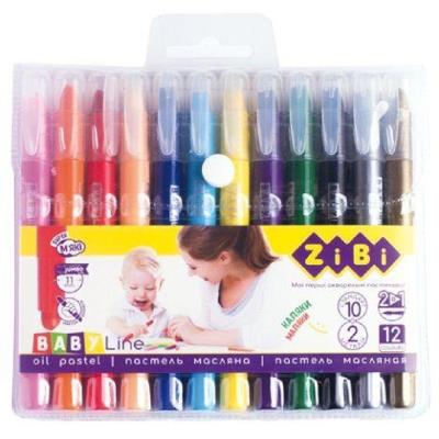 Пастель масляна шовкова  JUMBO з акварельним ефектом, 12 кольорів (10 стандарт+2 металік)