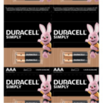 Батарейка DURACELL(ААА), LR03 MN2400 ціна за 2шт