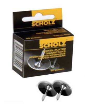 Кнопки Scholz, 4831, нікель, 50 шт. (1/10/500)