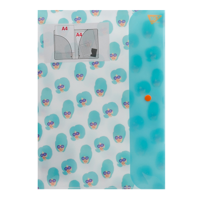 Папка-органайзер YES на кнопці А4 "Fancy", 3 відділення, 2 кармани, 491743 (1/120)