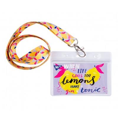 Бейдж YES на стрічці "Hotch Potch Lemonade", принт