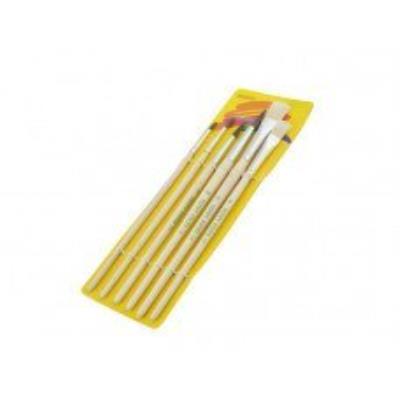 Пензлики 6шт.щетина,поні,/2,4,6,8,10,12/, АВ-6,ТМ"Peppy Pinto"