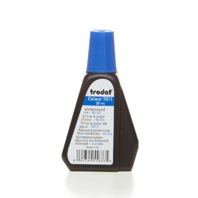 Краска штемпельная Trodat, 28 мл, синяя, 7011 (1/10)