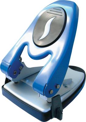 Дырокол мощный с линейкой, 60арк металлический корпус