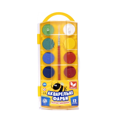 Фарби акварельні 12 кольорів, 83216905-ua