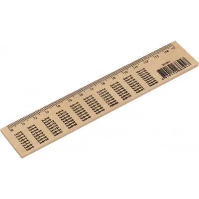 Лінійка дерев’яна  15 см таблиця множення /25/, Ц351001У