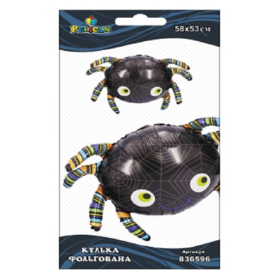 Кулька фольг. Pelican, павук, 89см (індивідуальна упак.)