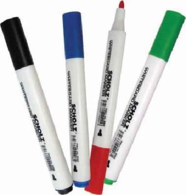 Маркер перманентний 1-2мм,круглий, остр.,спиртова основа, синій, 221, SOZ