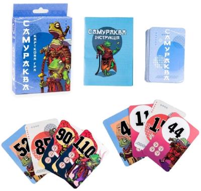 Карткова гра Strateg Самураква розважальна українською мовою (30322)