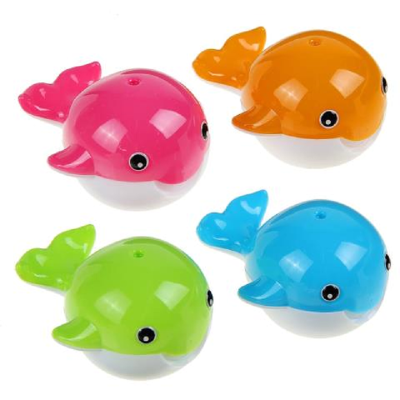 Чинка ДЕЛЬФІН з контейнером, 2 отв., 12 шт. в тубі, асорті													