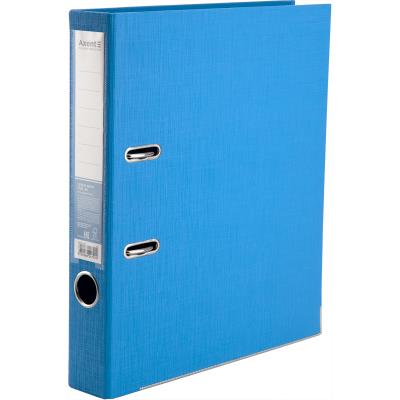 Папка-реєстратор двост, Prestige+ 5cм, зіб, блакитна, 1721-07С-А