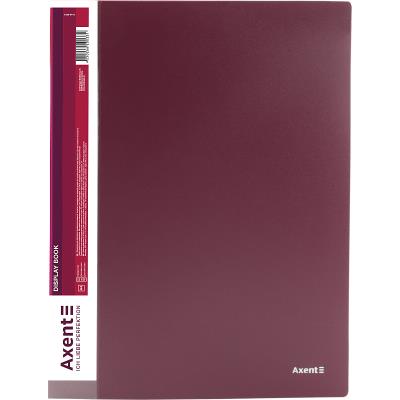 Дисплей-книга 30 файлів, бордова, 1030-04-A