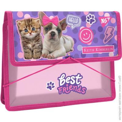 Папка для зошитів YES  пласт. на резинці В5 Keith Kimberlin