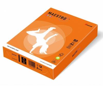 Папір кольоровий Мaestro Сolor Intensiv OR43, A4, 80г/м2, 500 аркушів, помаранчевий (1/5/200)
