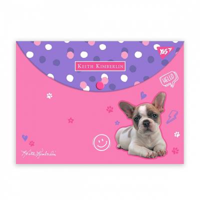 Папка-конверт YES на кнопці А4 Keith Kimberlin, 492009 (1/12/60)