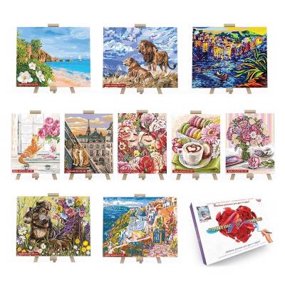 Креативна творчість "Картина за номерами на полотні" 40см*50см с.2 MIX (10)