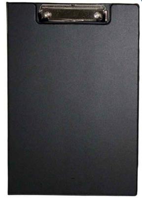 Папка-планшет с клипом, А4, PVC, черная, 4-258, 4Office