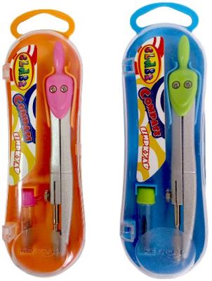 Циркуль в пласт. пеналі з зап.гриф., 12,2 см.,метал, 9021  CLASS (1)