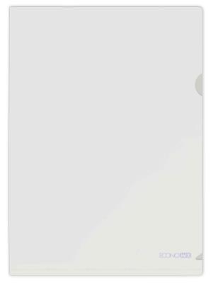 Папка-куточок А4 Economix, 180 мкм, фактура "глянець", прозора (10/500)