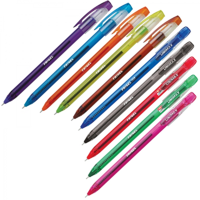 Ручка гелева Trigel-3, набір 10 кол., асорті