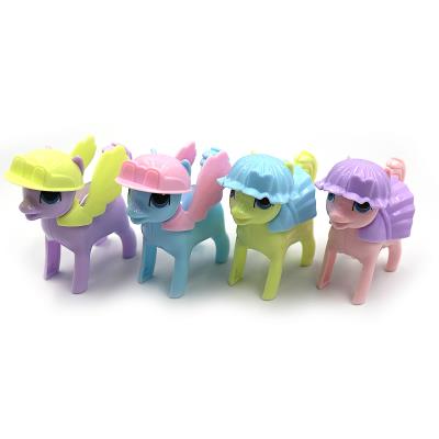 Точилка дитяча "Поні" 6 * 6 * 3 см, з контейнером, Mix, 12шт/уп, 8097