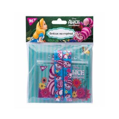 Бейдж YES на стрічці "Alice in Wonderland", принт