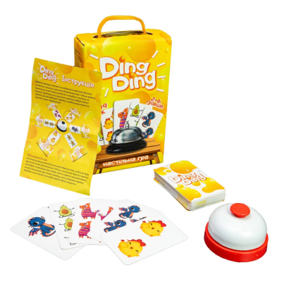 Настільна гра 30324 (укр) "Ding ding", в кор-ці 12-18.7-4.8 см