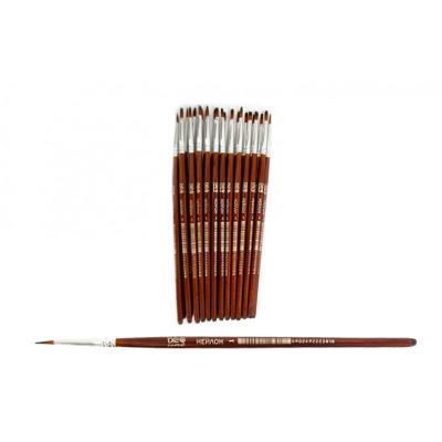 Кисточка для рисования, плоский, нейлон №1, 2301-CHNS, TM "Neo Line", 25 шт. / Уп.