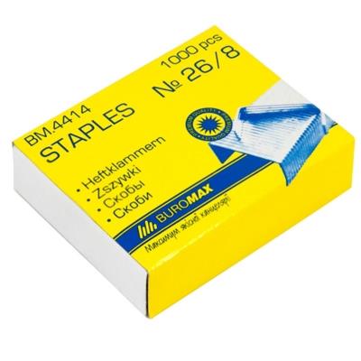 Скоби №26/6 1000шт., ЛЮКС