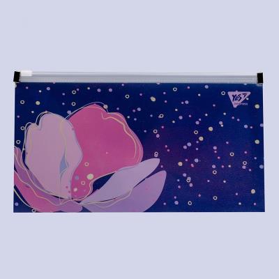 Папка-конверт YES на блискавцi Check/Travel "Viola"