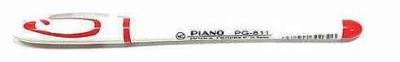 Ручка гелева Piano РG-811 червона (12/144)