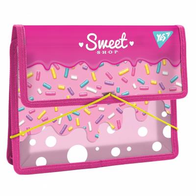 Папка для зошитів YES  пластикова на гумці В5 Sweet Cream, 491993 (1/24)