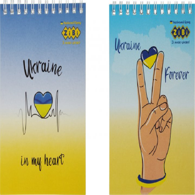 Блокнот на пружині зверху PATRIOT "MOTION", А6, 40 арк., карт.обкл., KIDS Line