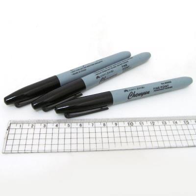 Маркер перманетний, чорний, тонкий, DSCN7524 