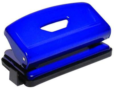 Дырокол металлический Sсholz, 4316, 12 листов, синий, с линейкой
