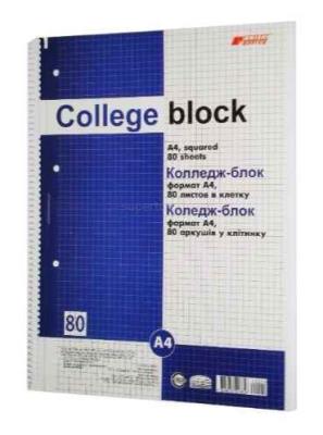 Зошит Gold Brisk, А4, 80 аркушів, 4/16, СТВ-38 (1/4/16)