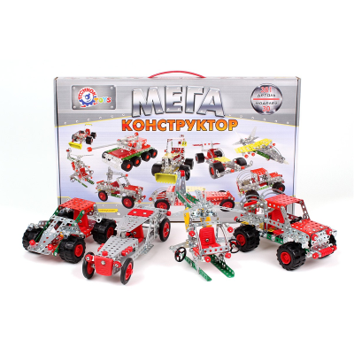 Конструктор металевий, 381 дет., 4364