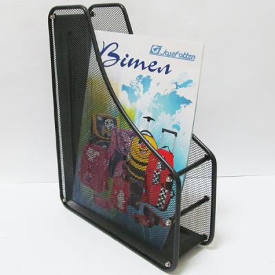 Лоток для паперу металевий вертикальний, чорний