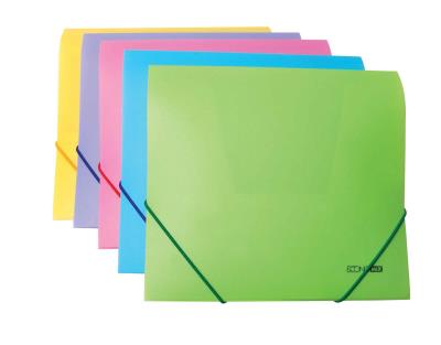 Папка пластикова  В5 на гумках Economix, фактура "помаранч", асорті (1/20)